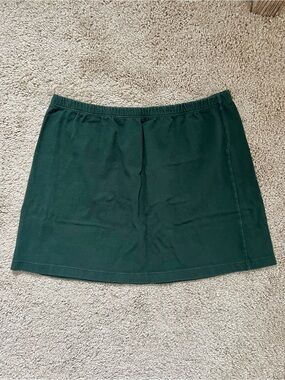 Brandy Melville Forest Green Mini Skirt